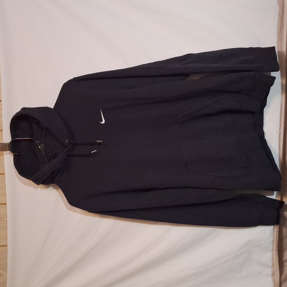 NIKE HOODED SWEATSHIRT (BLACK) ~ SZ XL